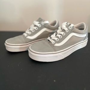Grey Lowtop Vans